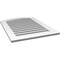 Ekena Millwork Arch Top Surface Mount PVC Gable Vent: Non-Functional, w/ 3-1/2"W x 1"P Standard Frame, 26"W x 34"H GVPAR26X3401SN - alternate 2